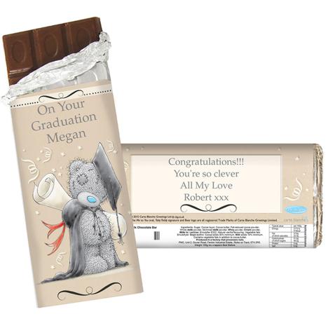 Personalised Me to You Bear Graduation 100g Chocolate Bar £6.99